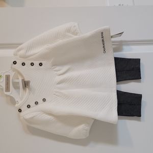 3M-6M Calvin Klein 2pcs Shirt/Pants Set